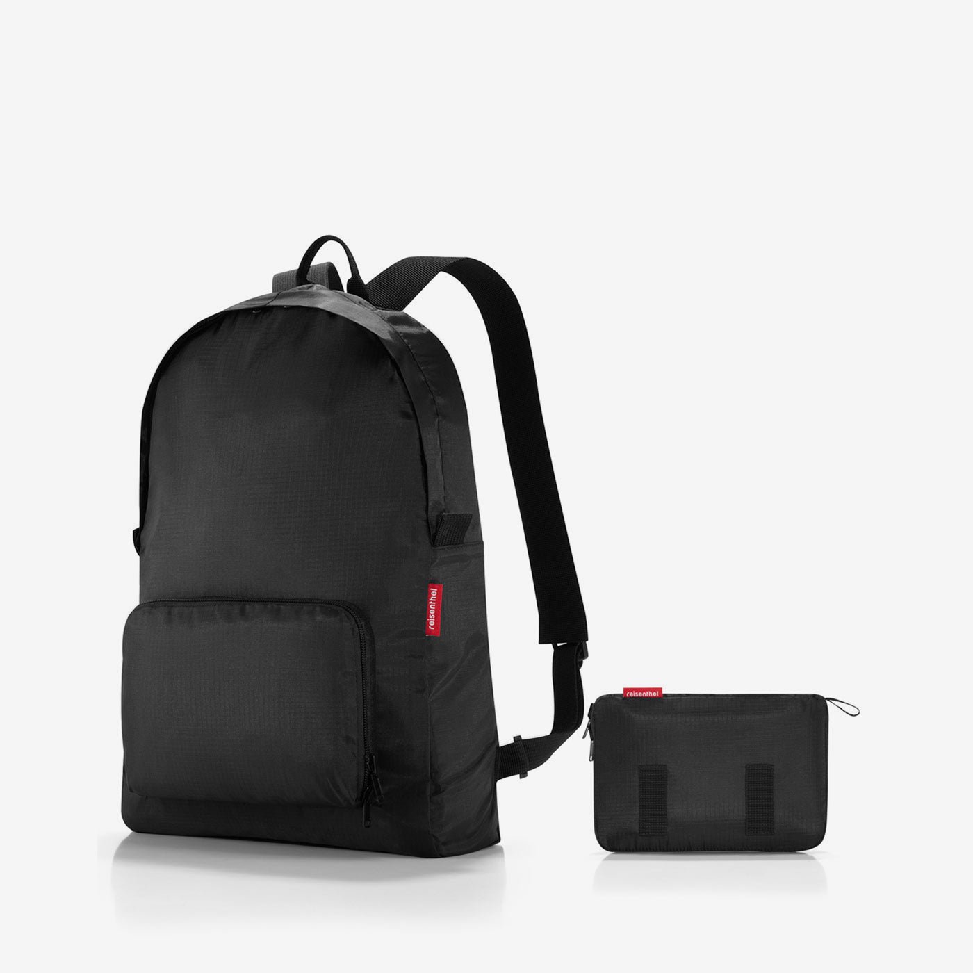 mini maxi rucksack black  unisex Large capacity  backpack