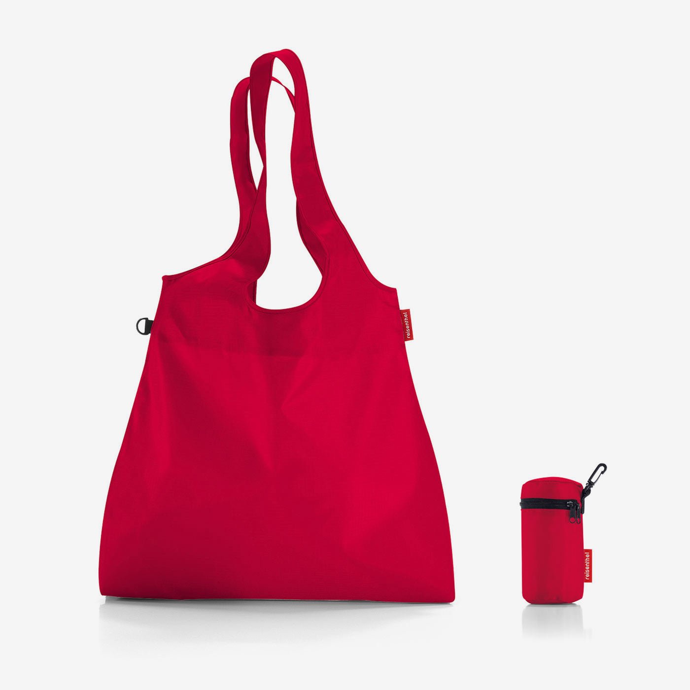 mini maxi shopper L red  Environmental friendly fold Practical shopping bag