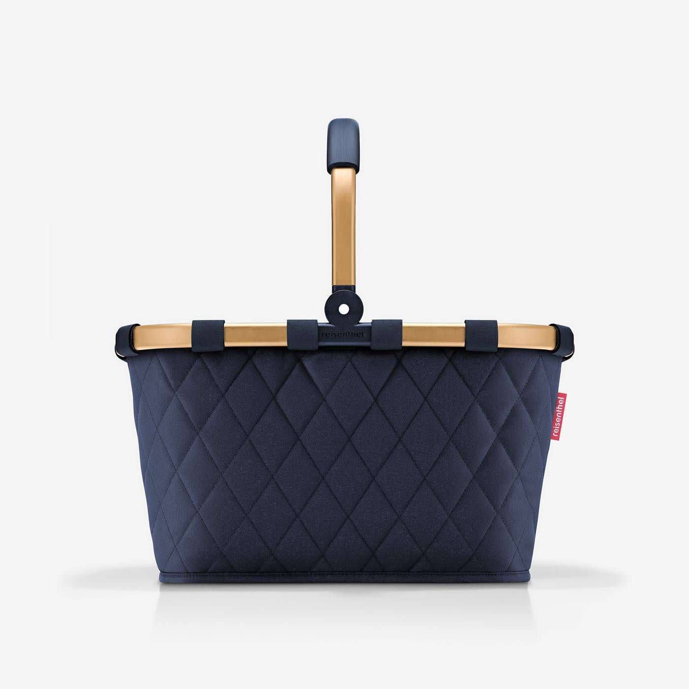 carrybag frame rhombus midnight gold Picnic basket Household storage basket Market basket Car trunk storage basket