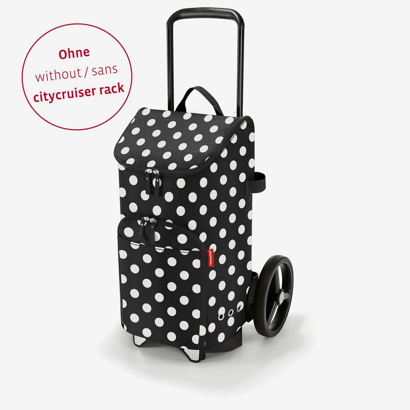 citycruiser bag dots white  Stylish, lightweight, and multi-functional.   Trolley bag  Go traveling