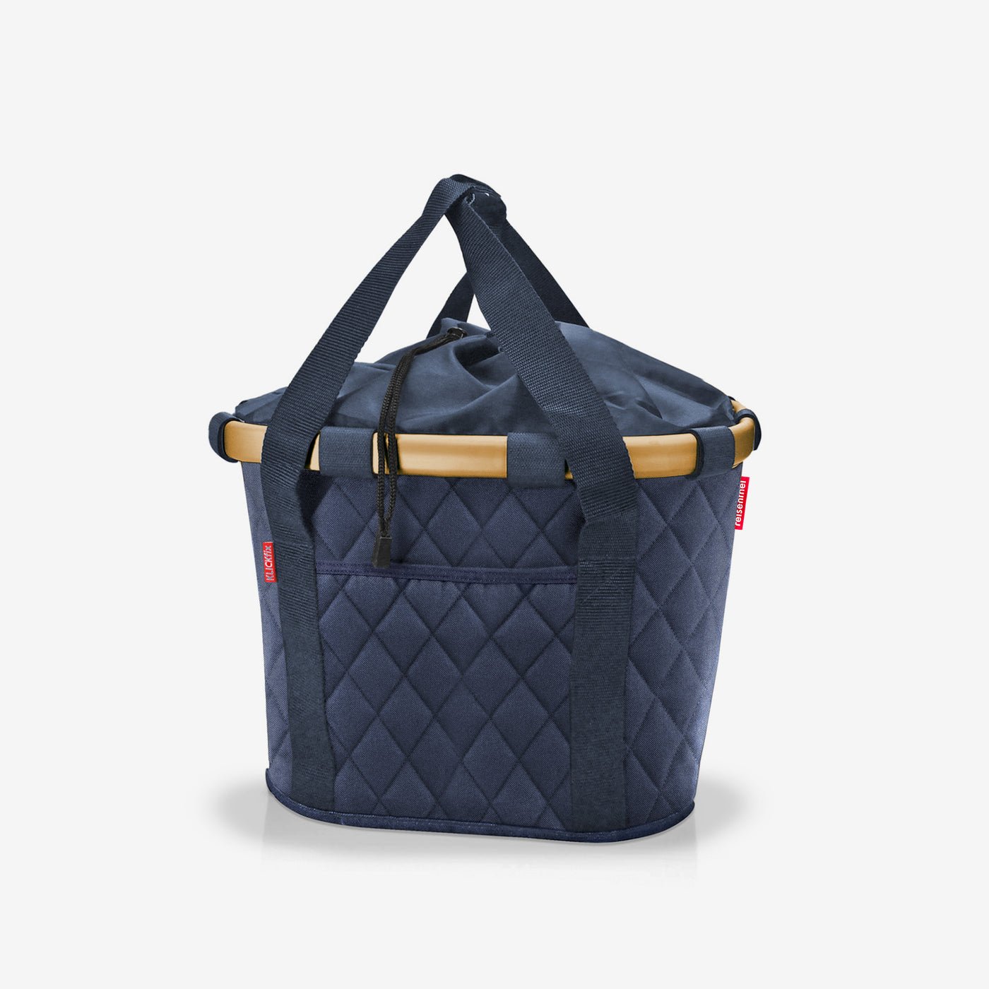 bikebasket rhombus midnight gold Foldable bag Bike bag Detachable bag