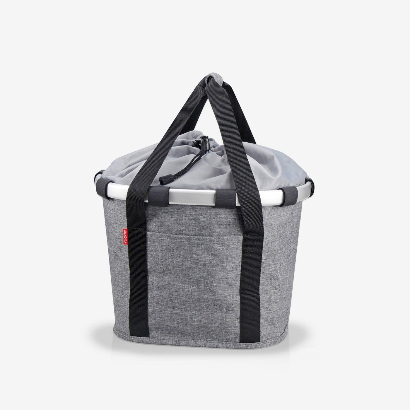 bikebasket twist silver Foldable bag Bike bag Detachable bag