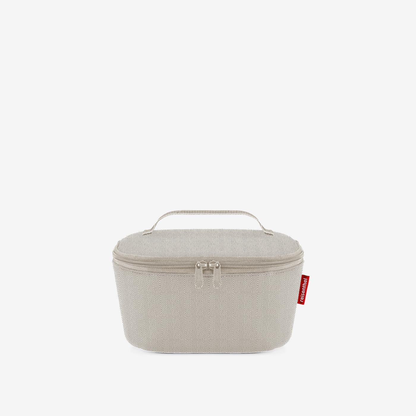 coolerbag S pocket herringbone sand • Mesh storage bag  • Mesh cosmetic bag  • Portable mesh organizer  • Mesh travel pouch  • Mesh toiletry bag