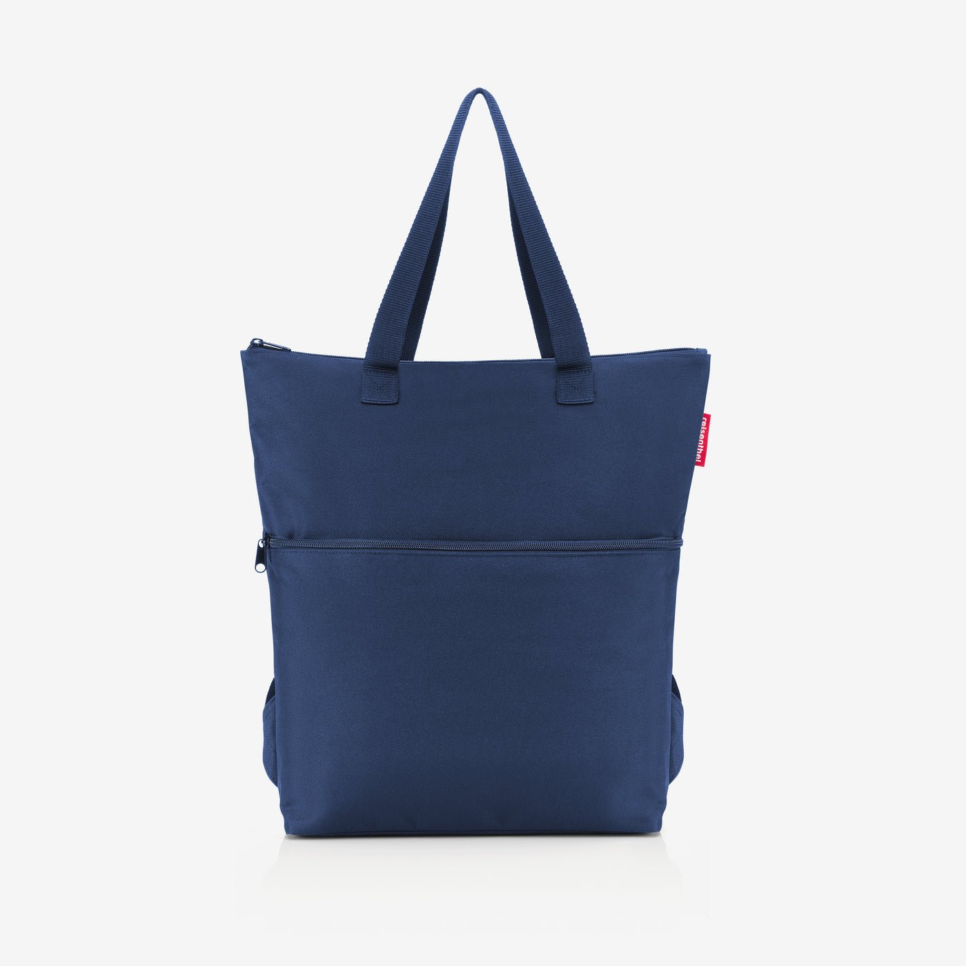 cooler-backpack navy Recycled material tote bag • Eco-friendly canvas bag • Sustainable shoulder bag • Recycled fabric crossbody bag • Reusable tote bag