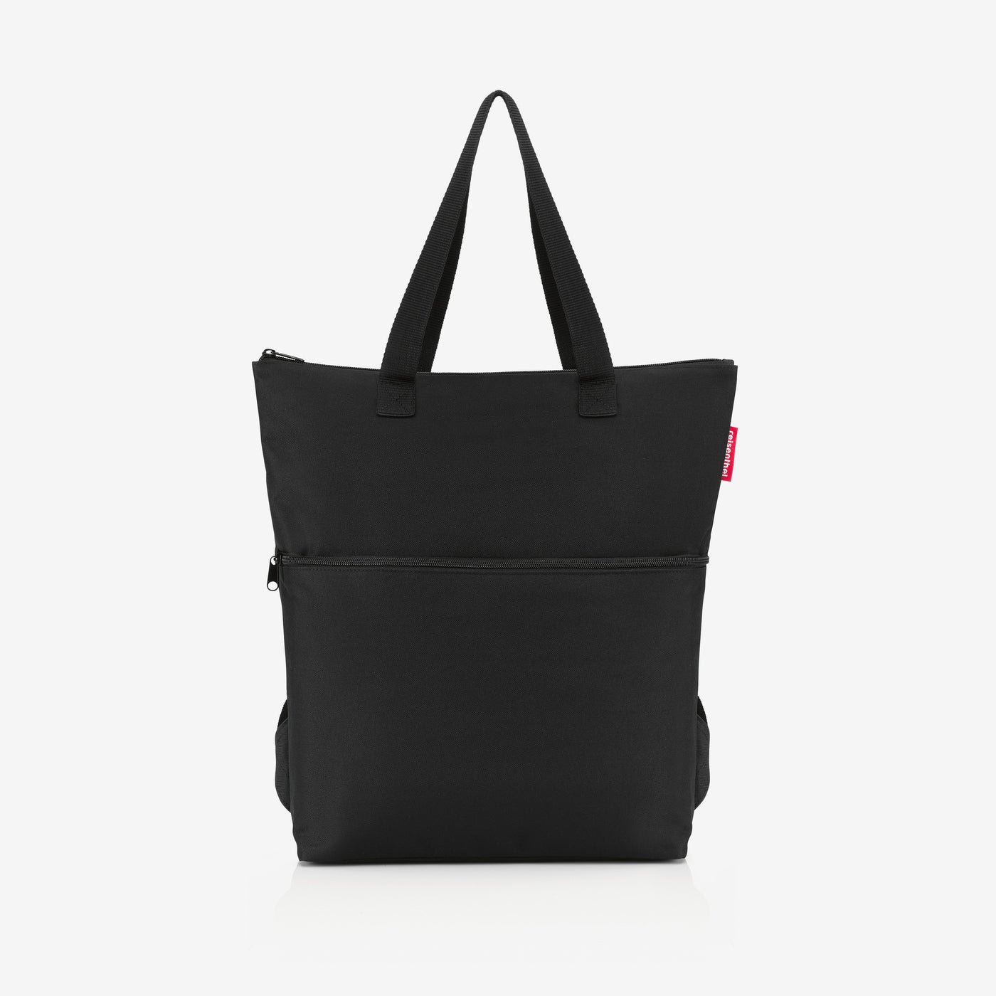 cooler-backpack black Recycled material tote bag • Eco-friendly canvas bag • Sustainable shoulder bag • Recycled fabric crossbody bag • Reusable tote bag