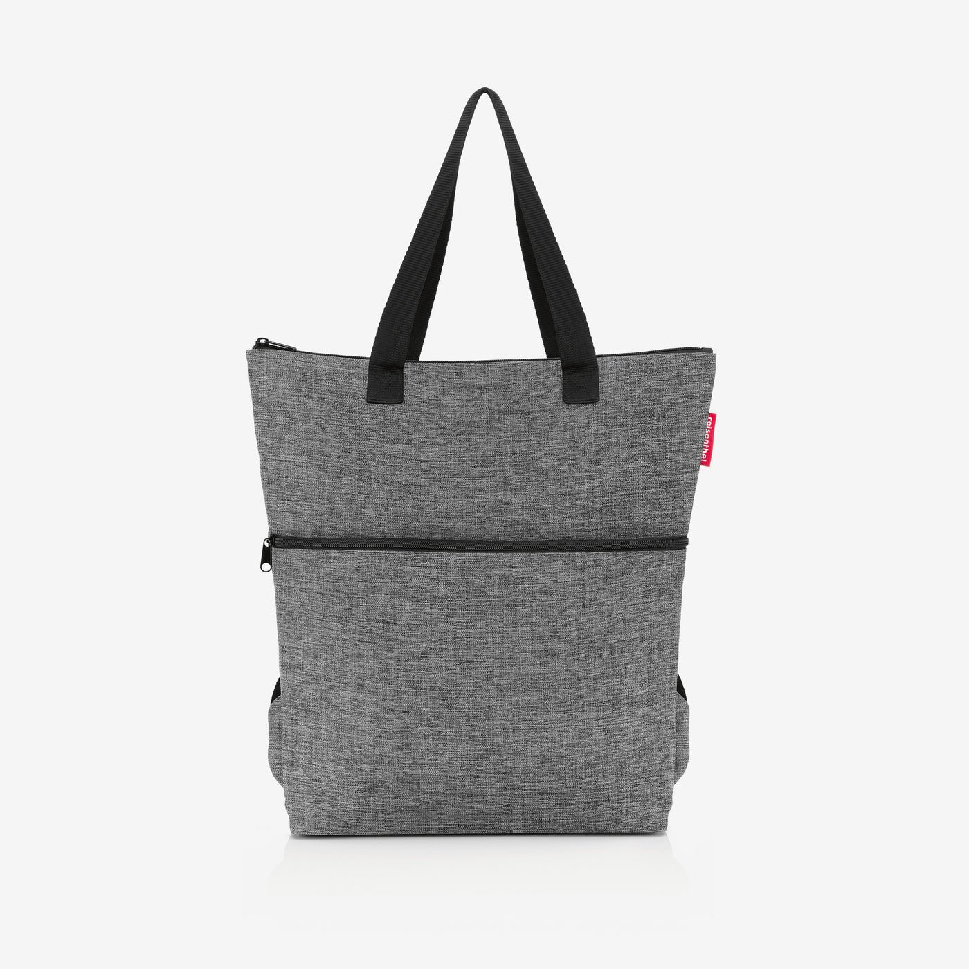 cooler-backpack twist silver Recycled material tote bag  • Eco-friendly canvas bag  • Sustainable shoulder bag  • Recycled fabric crossbody bag  • Reusable tote bag
