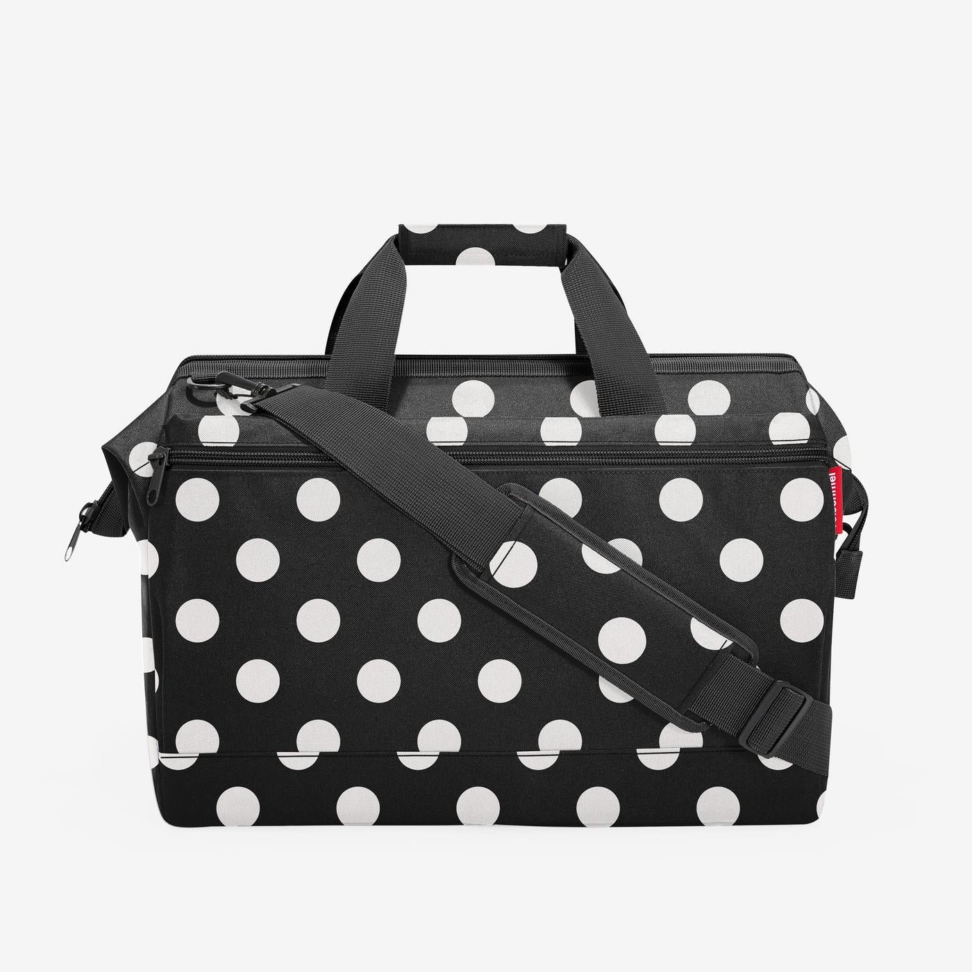 allrounder L pocket dots white pocket travel bag