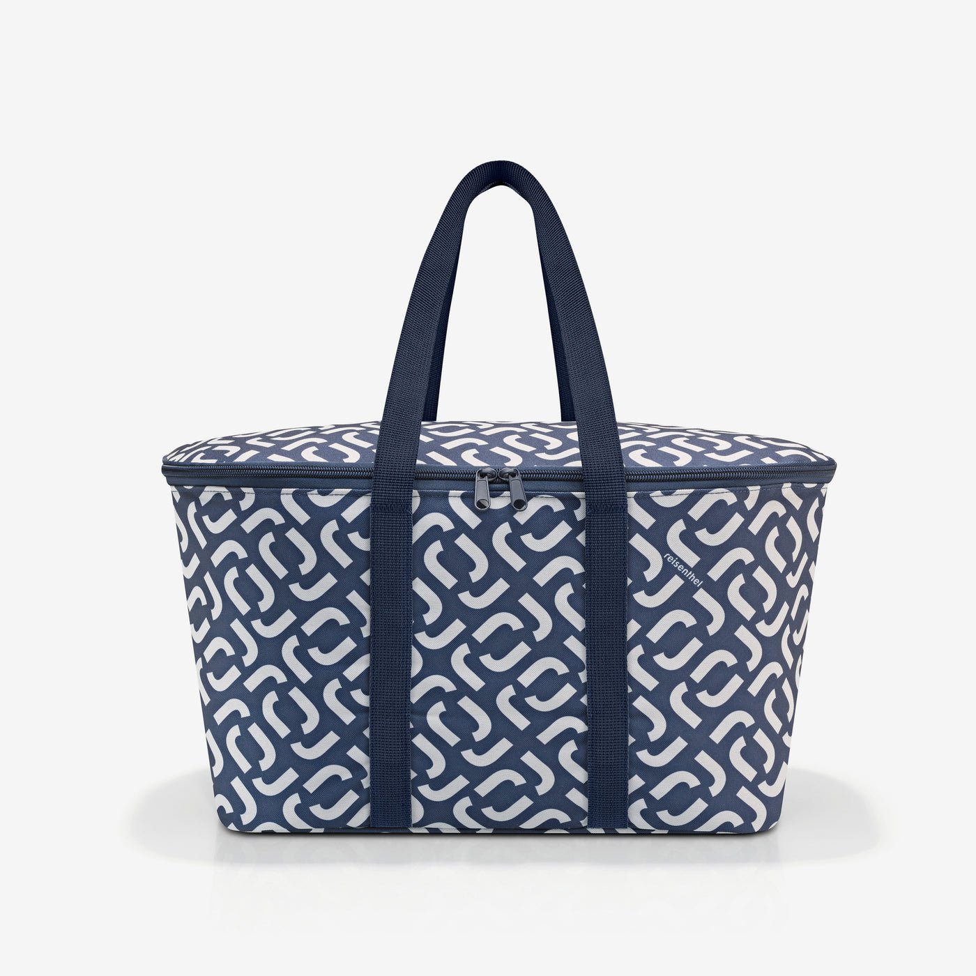coolerbag signature navy Mesh tote bag • Mesh storage basket • Portable mesh handbag • Foldable mesh basket • Mesh shopping tote