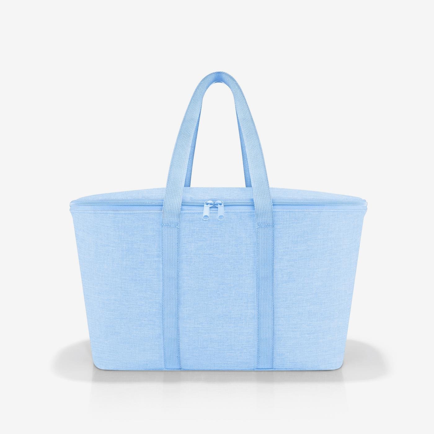 coolerbag twist powder blue Mesh tote bag  • Mesh storage basket  • Portable mesh handbag  • Foldable mesh basket  • Mesh shopping tote
