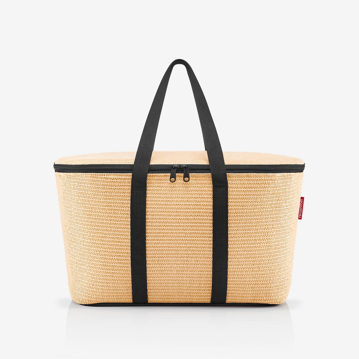 coolerbag raffia black Mesh tote bag  • Mesh storage basket  • Portable mesh handbag  • Foldable mesh basket  • Mesh shopping tote