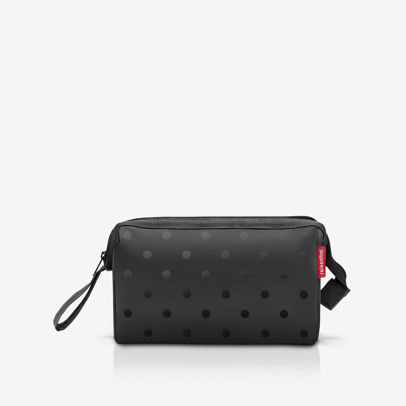 travelcosmetic glossy dots black  Fashion Portable  travelcosmetic  clutch bag