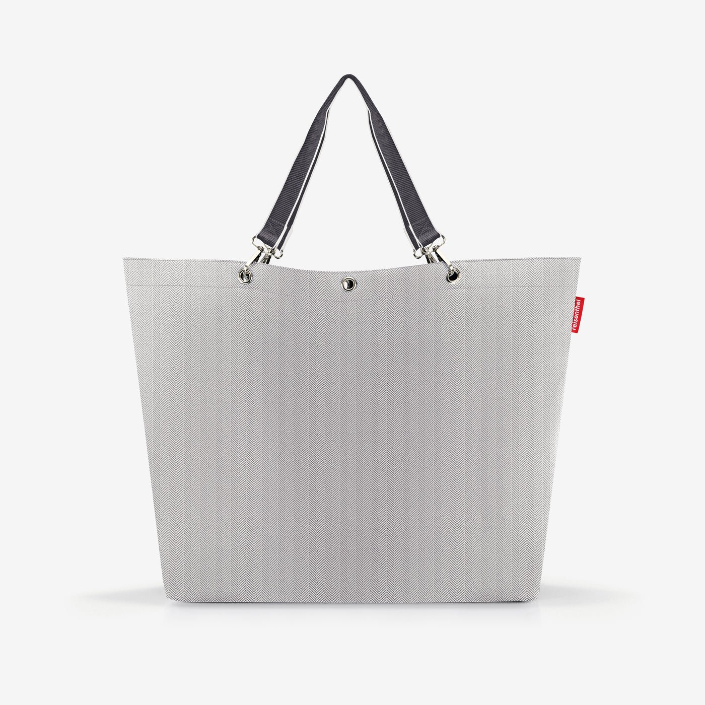 shopper XL herringbone grey Extra large Versatile and stylish Shopping bag