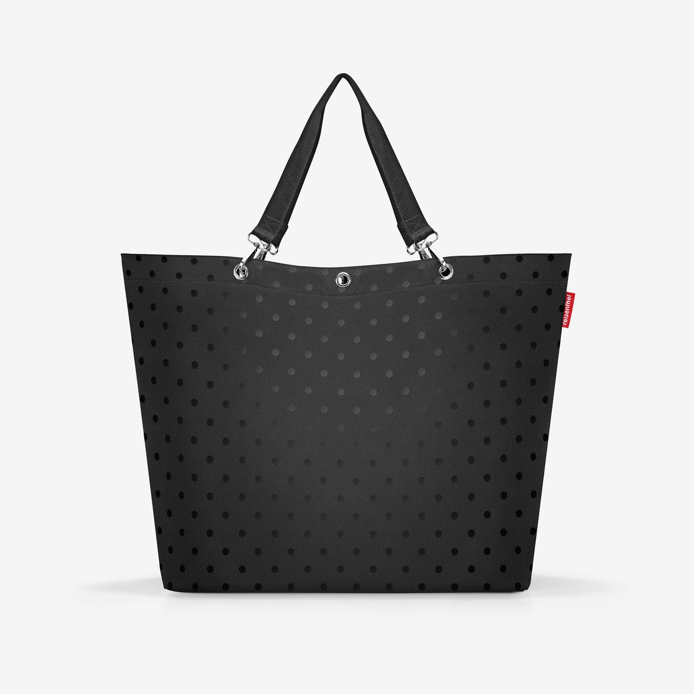 shopper XL glossy dots black Extra large Versatile and stylish Shopping bag